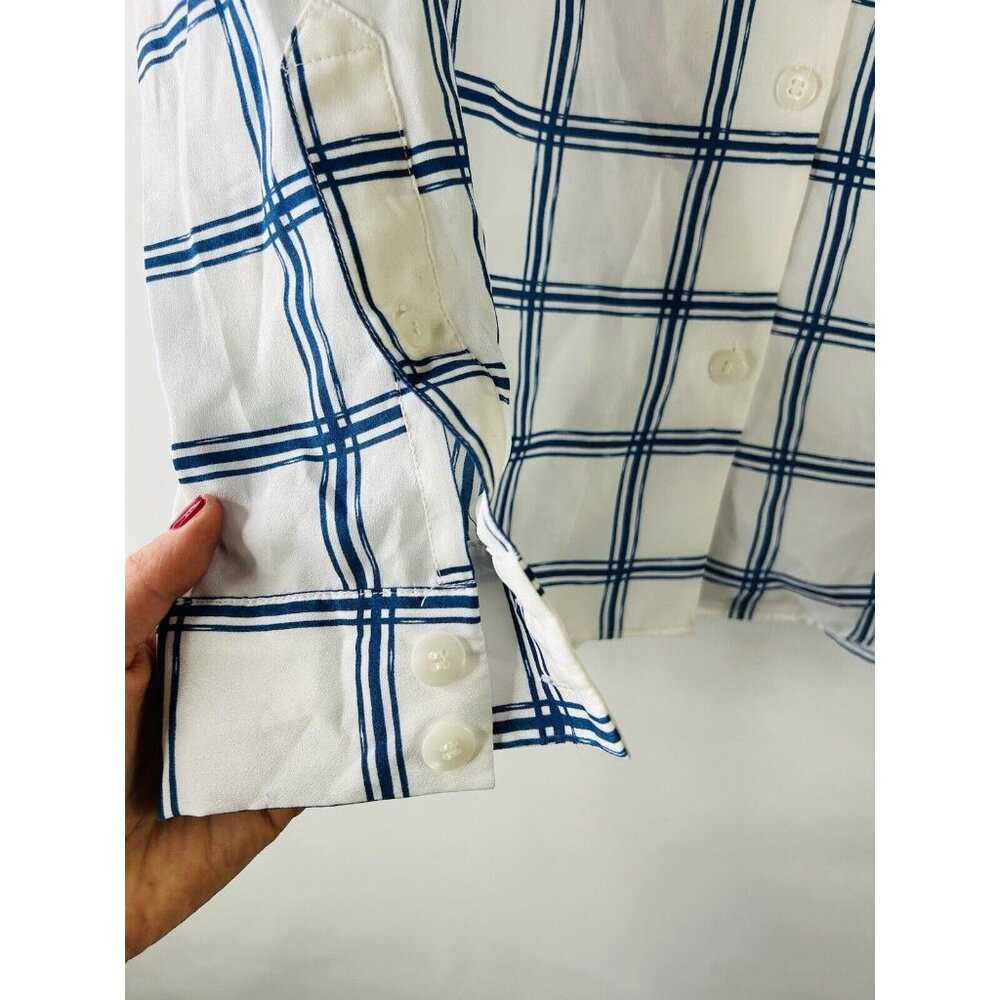 Nwot Pendleton Gingham Plaid Button Front Shirt B… - image 6